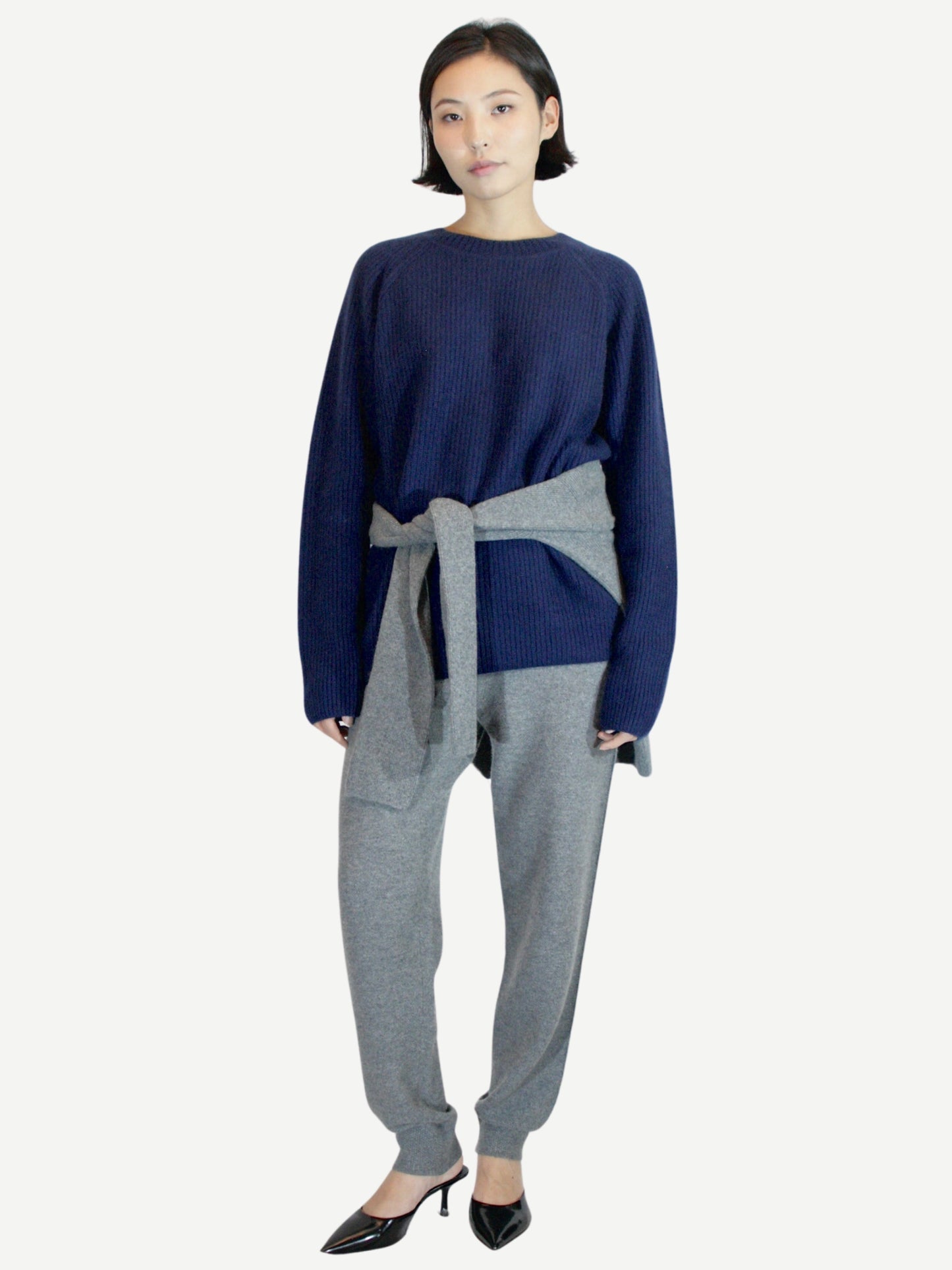 RIBBED JUMPER