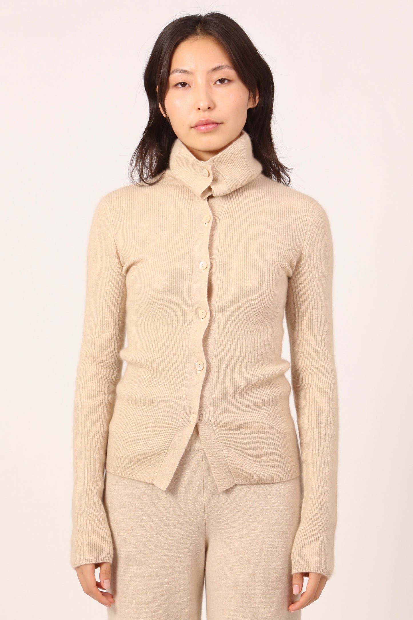 SAILOR CARDI IN BEIGE