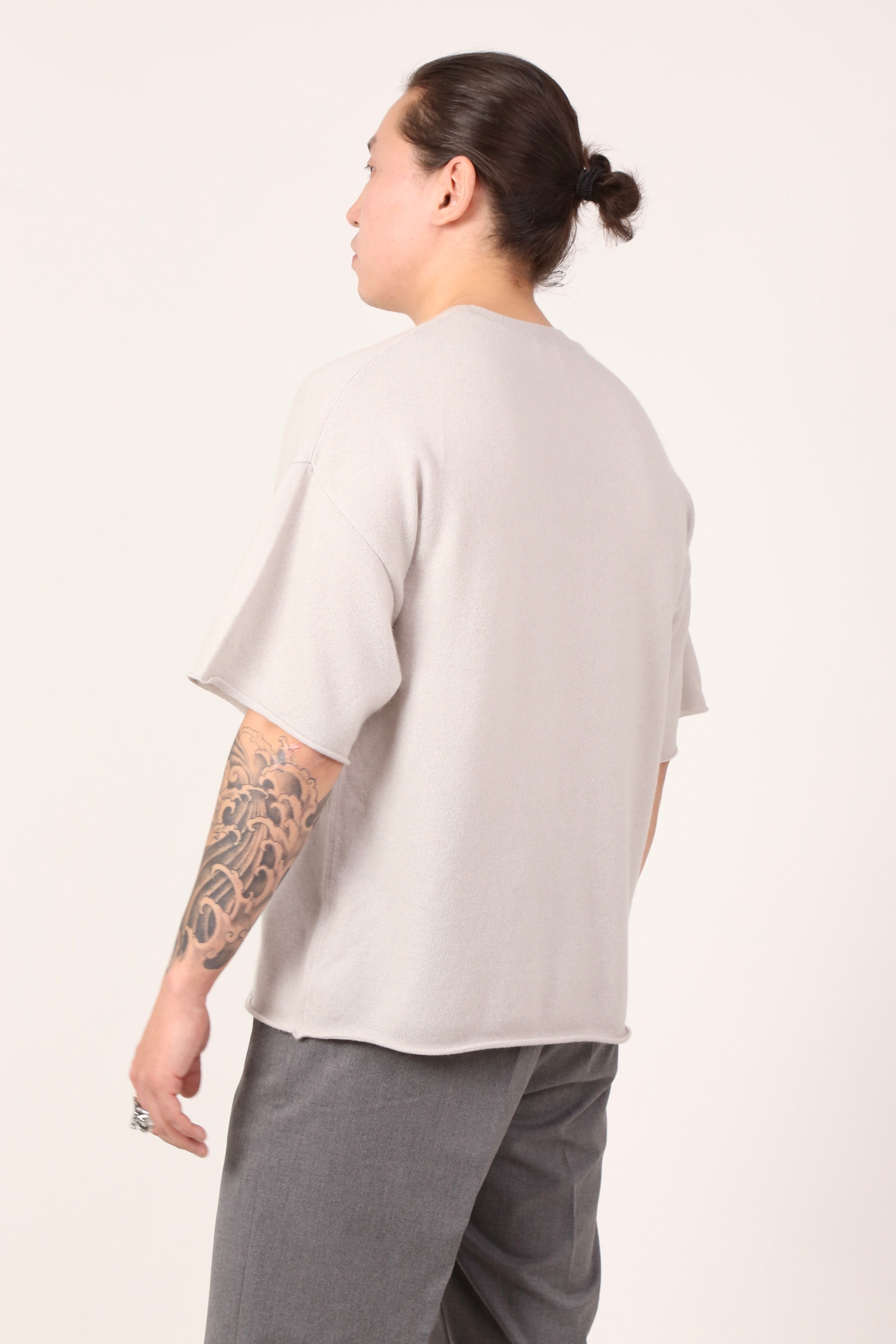 big tee in clay grey
