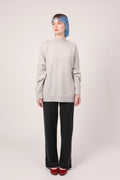 turtleneck in clay grey