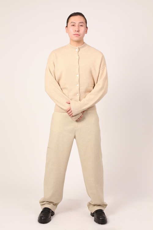 everyday cardi in beige