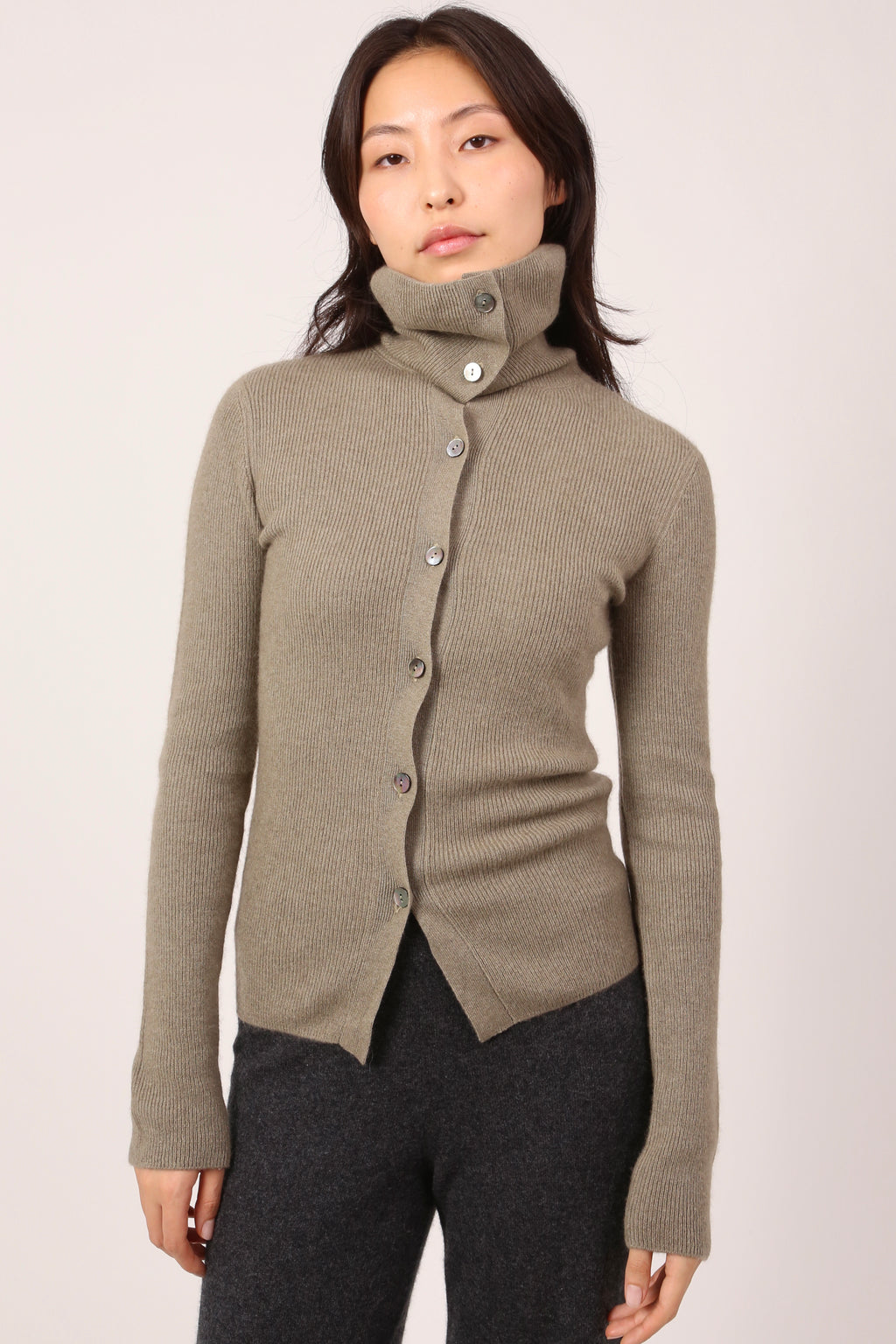 sailor cardi in olive