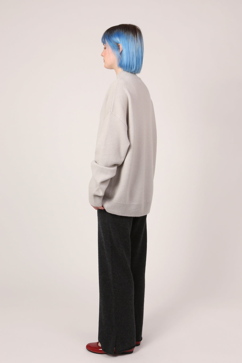 turtleneck in clay grey