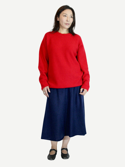 RIBBED JUMPER