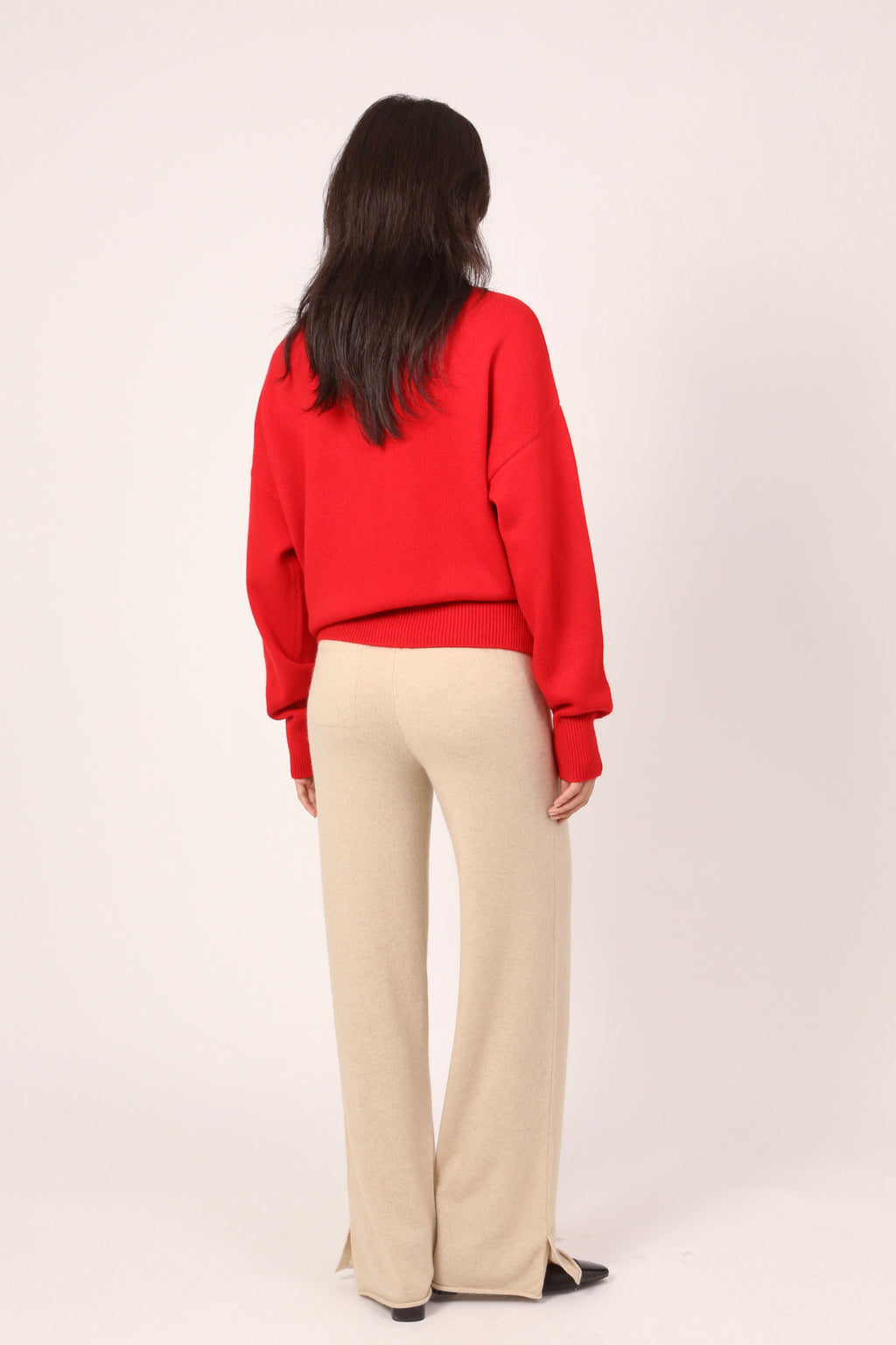 everyday cardi in red