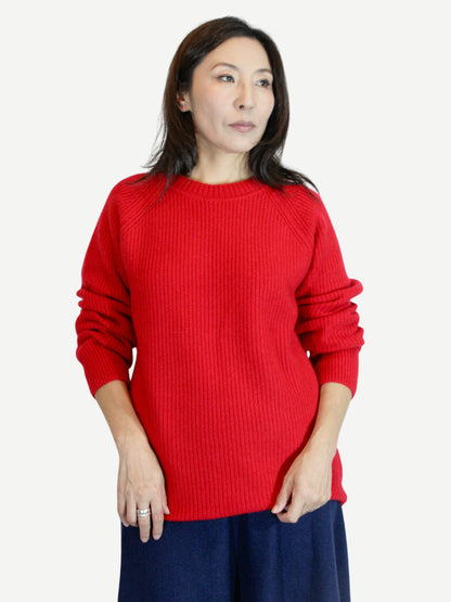 RIBBED JUMPER