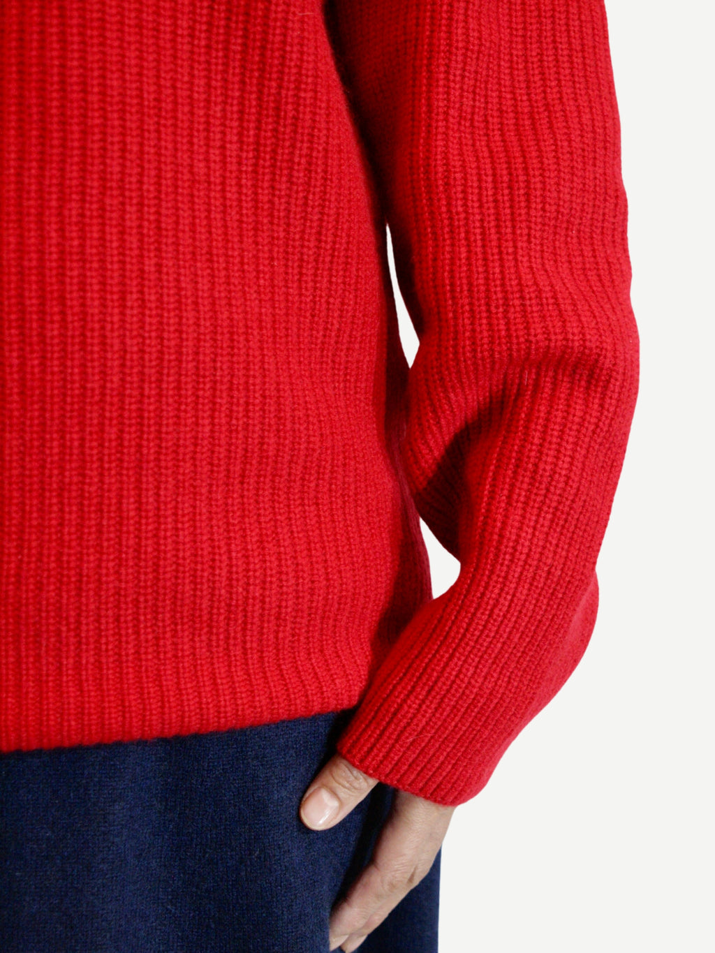 ribbed jumper