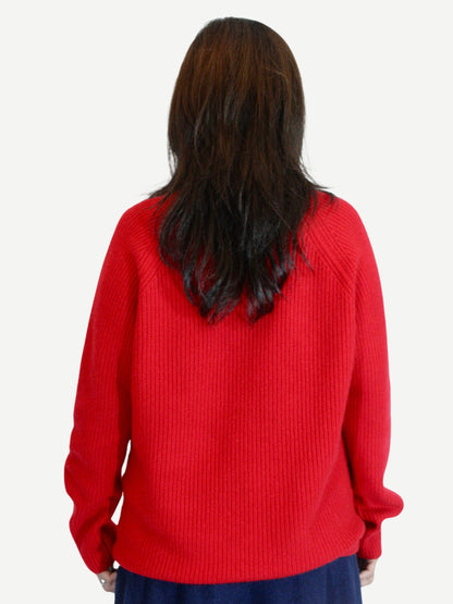 RIBBED JUMPER