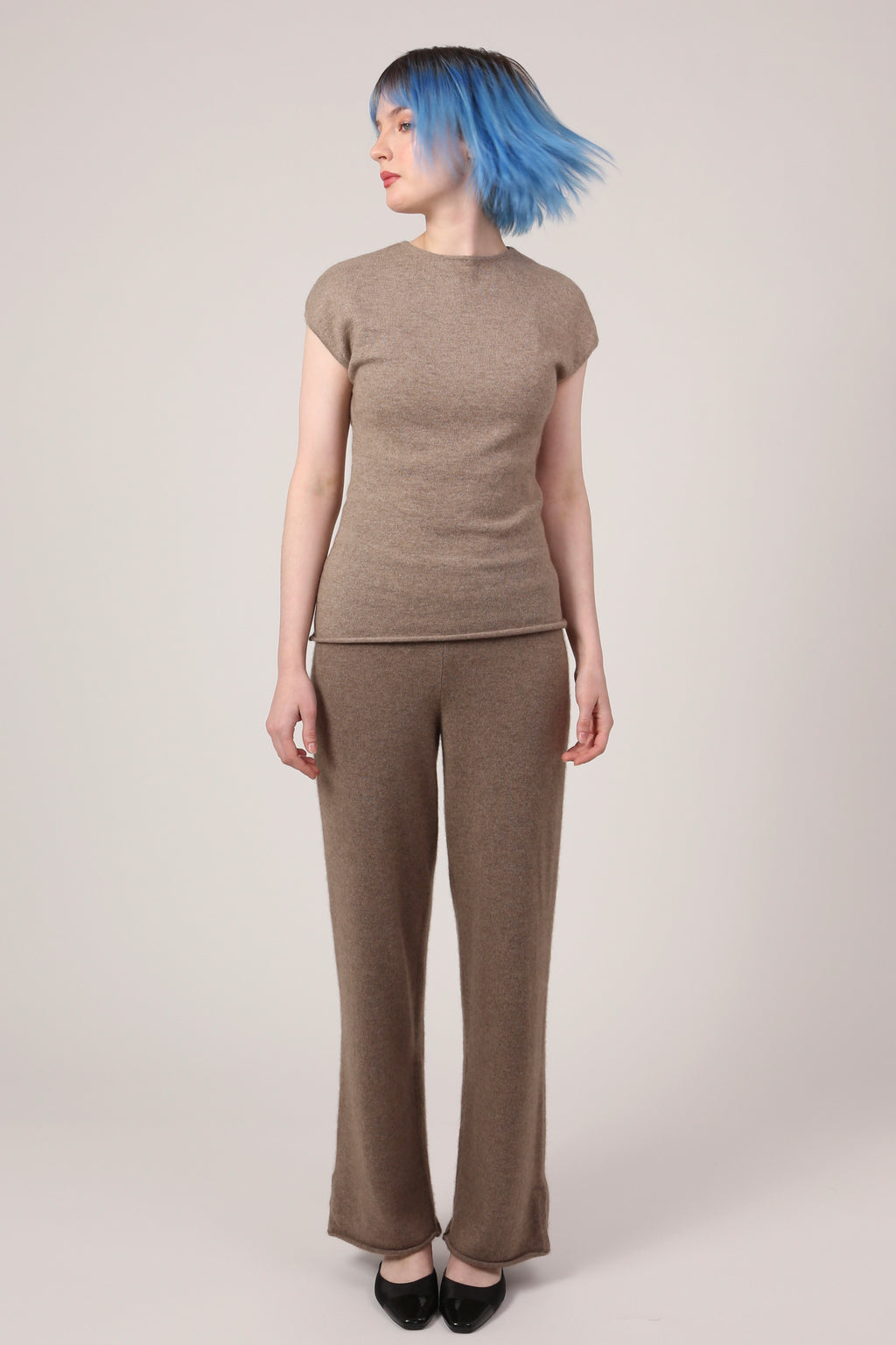 little tee in natural brown