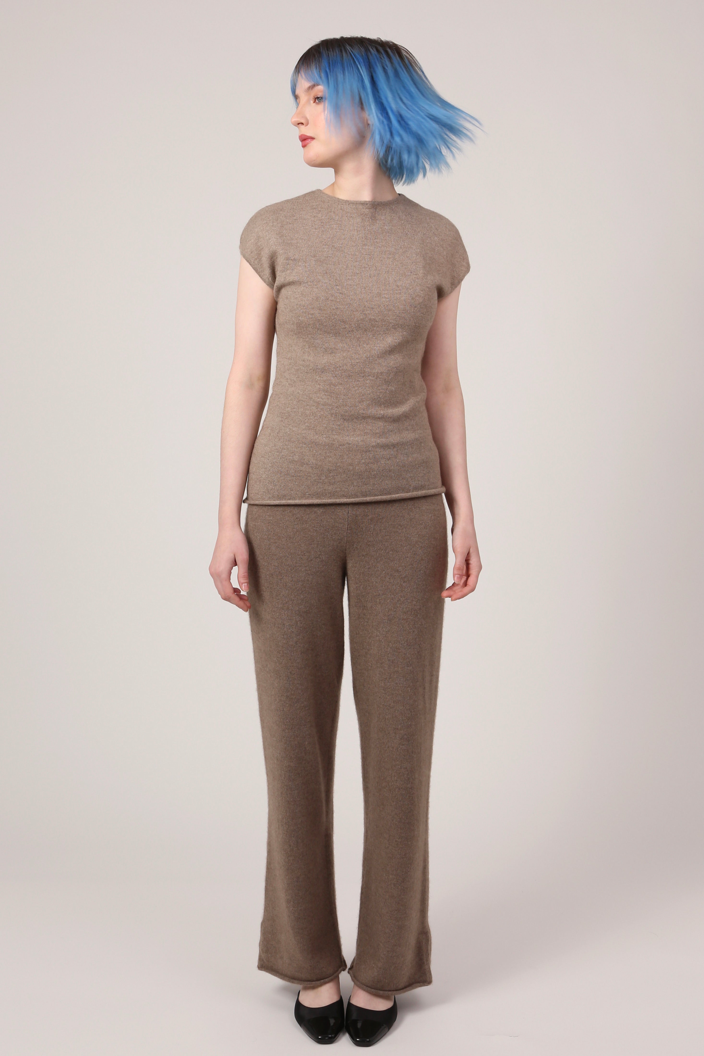 little tee in natural brown