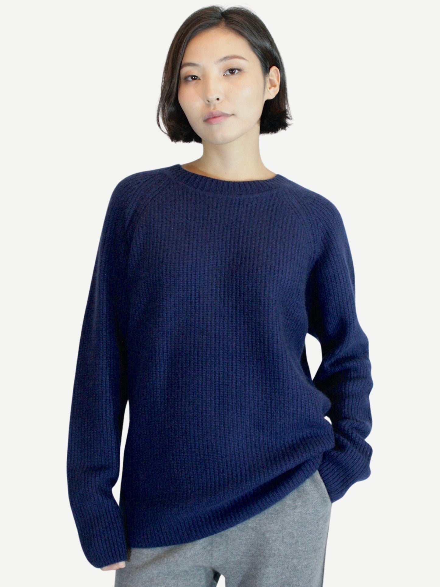 RIBBED JUMPER