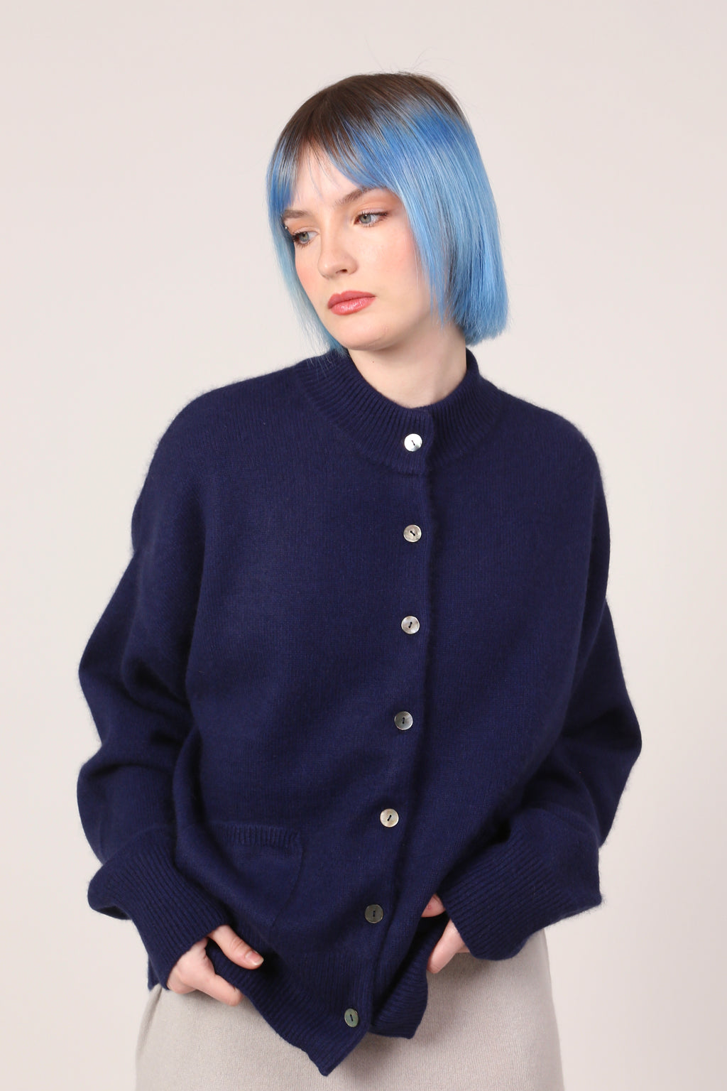 everyday cardi in navy