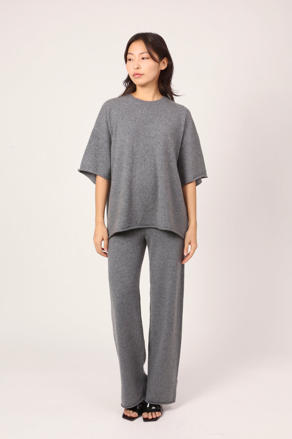 everyday trousers in heather grey
