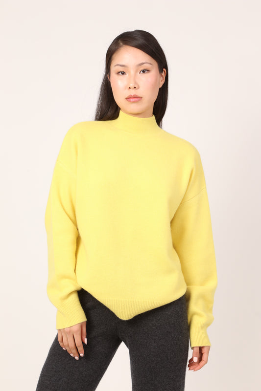 TURTLENECK JUMPER IN SUNFLOWER