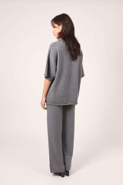 EVERYDAY TROUSERS IN HEATHER GREY