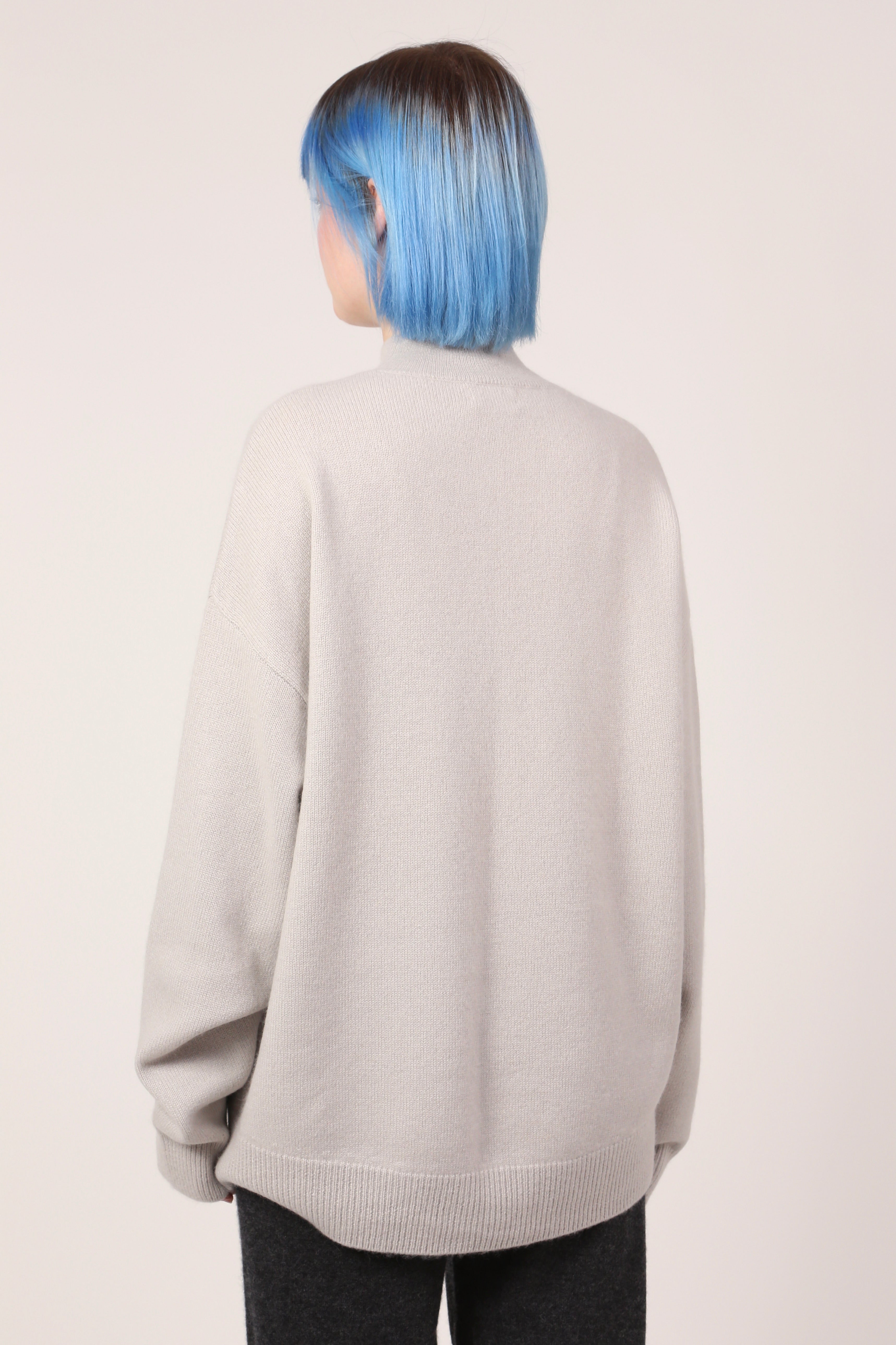turtleneck in clay grey