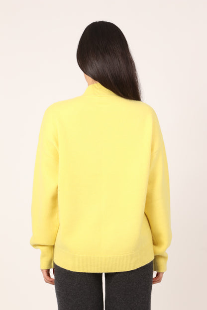 TURTLENECK JUMPER IN SUNFLOWER