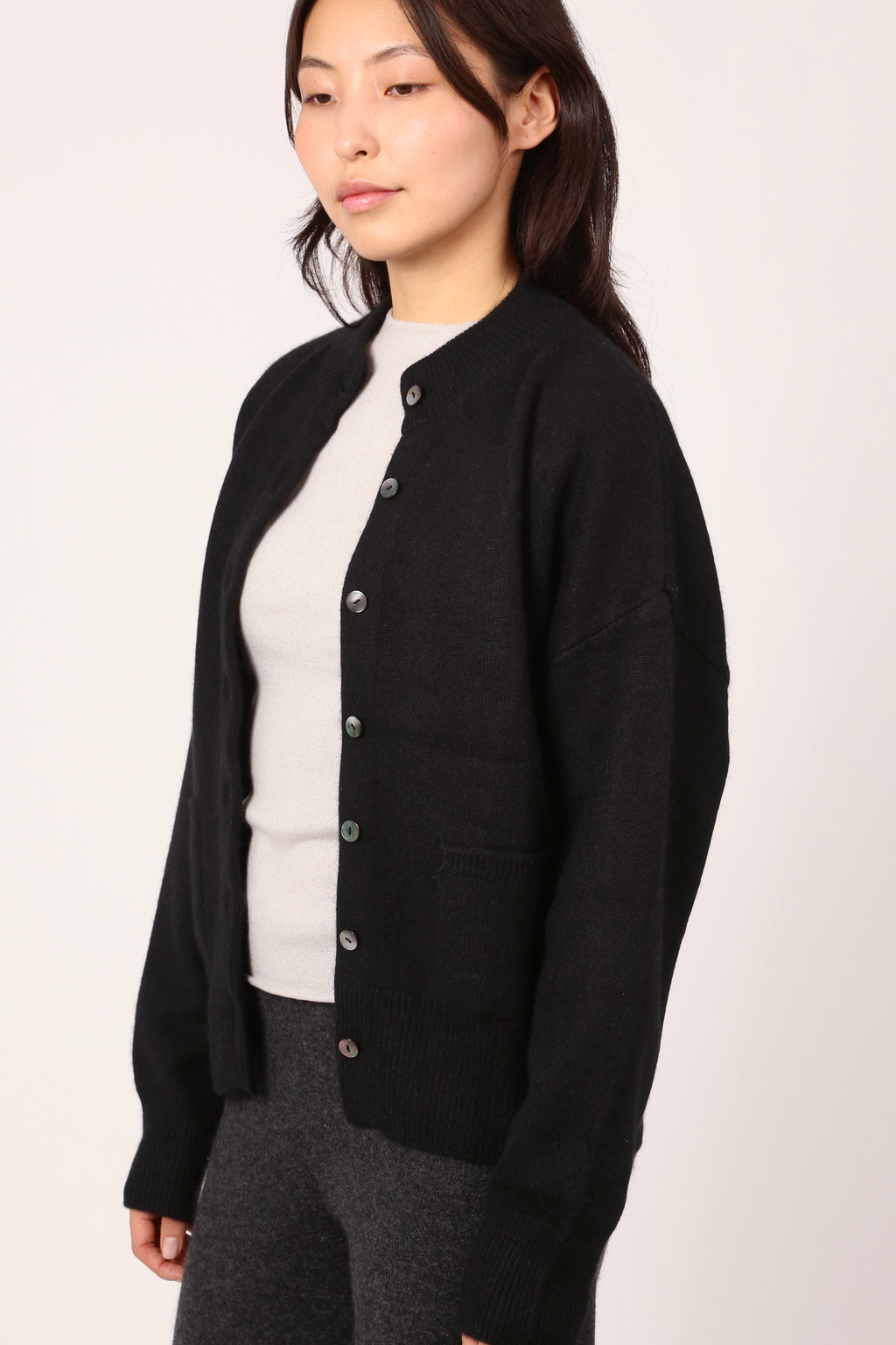 everyday cardi in black