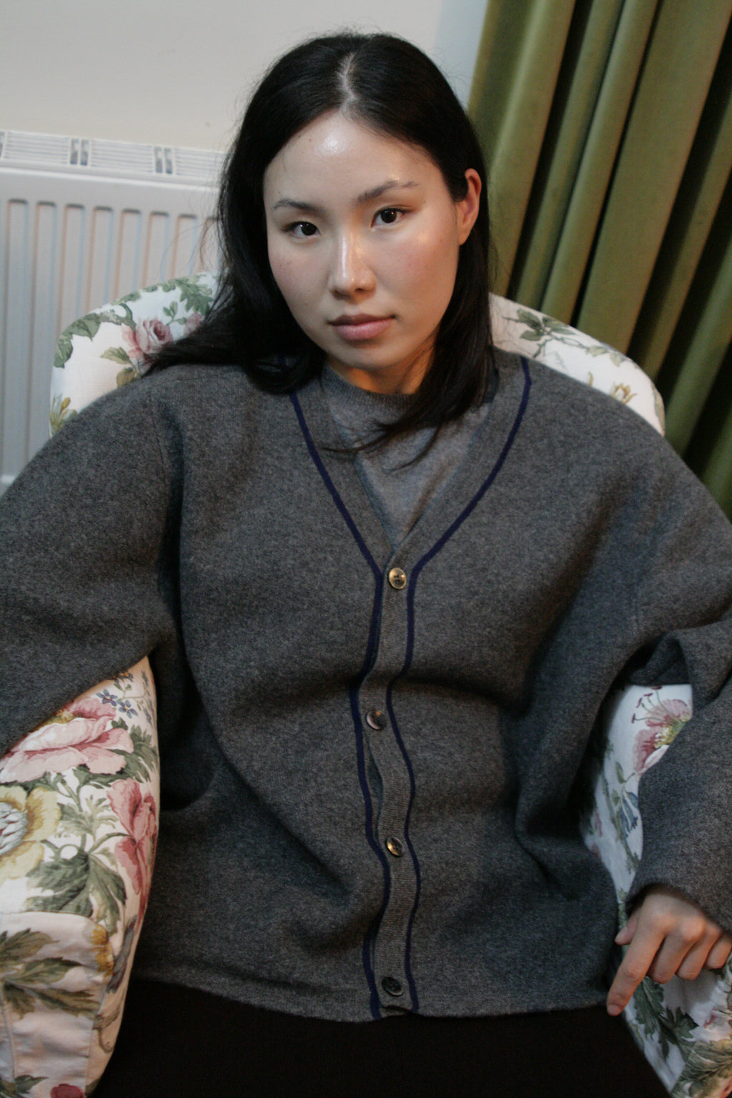 v-neck cardi